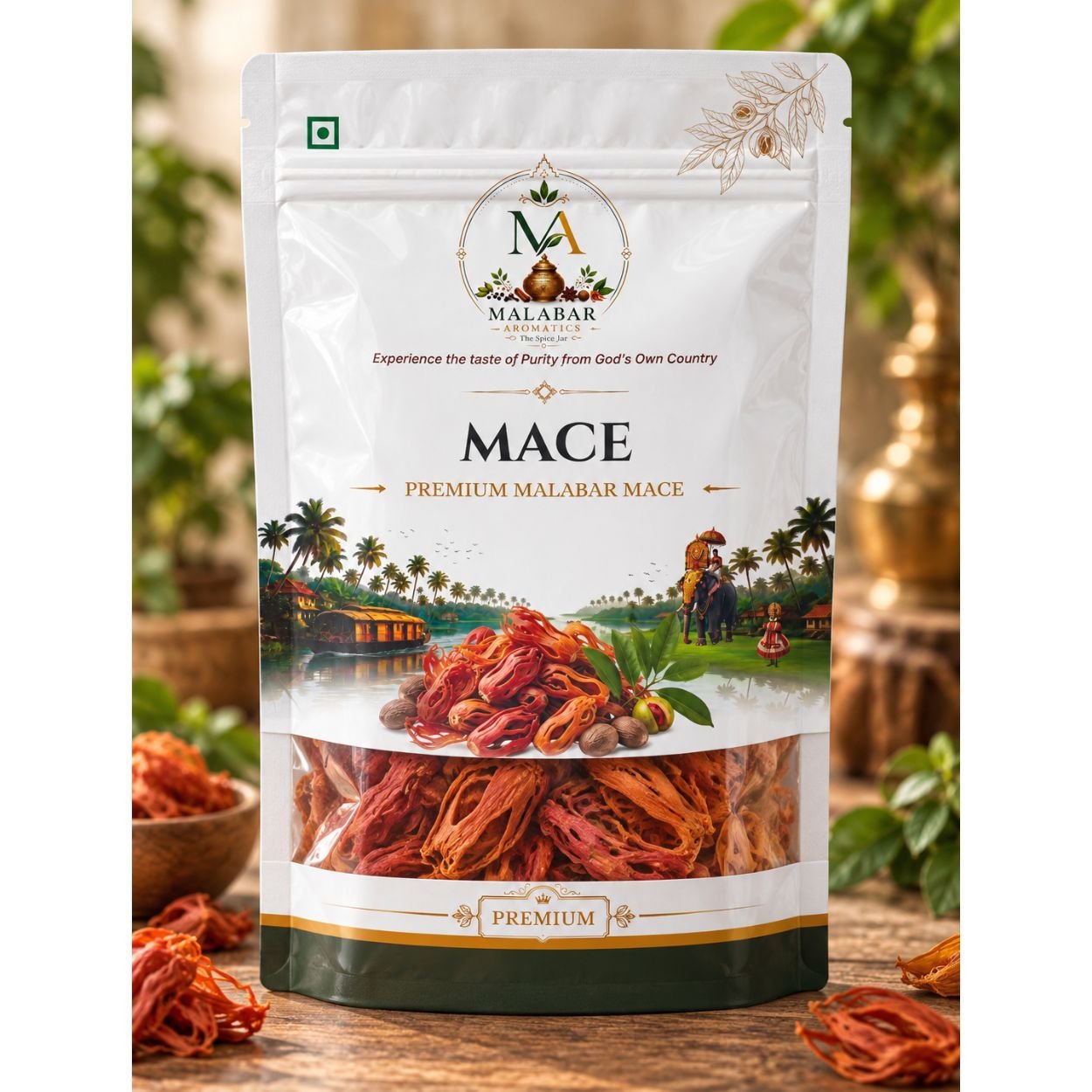 Premium Malabar Mace Javitri Pouch