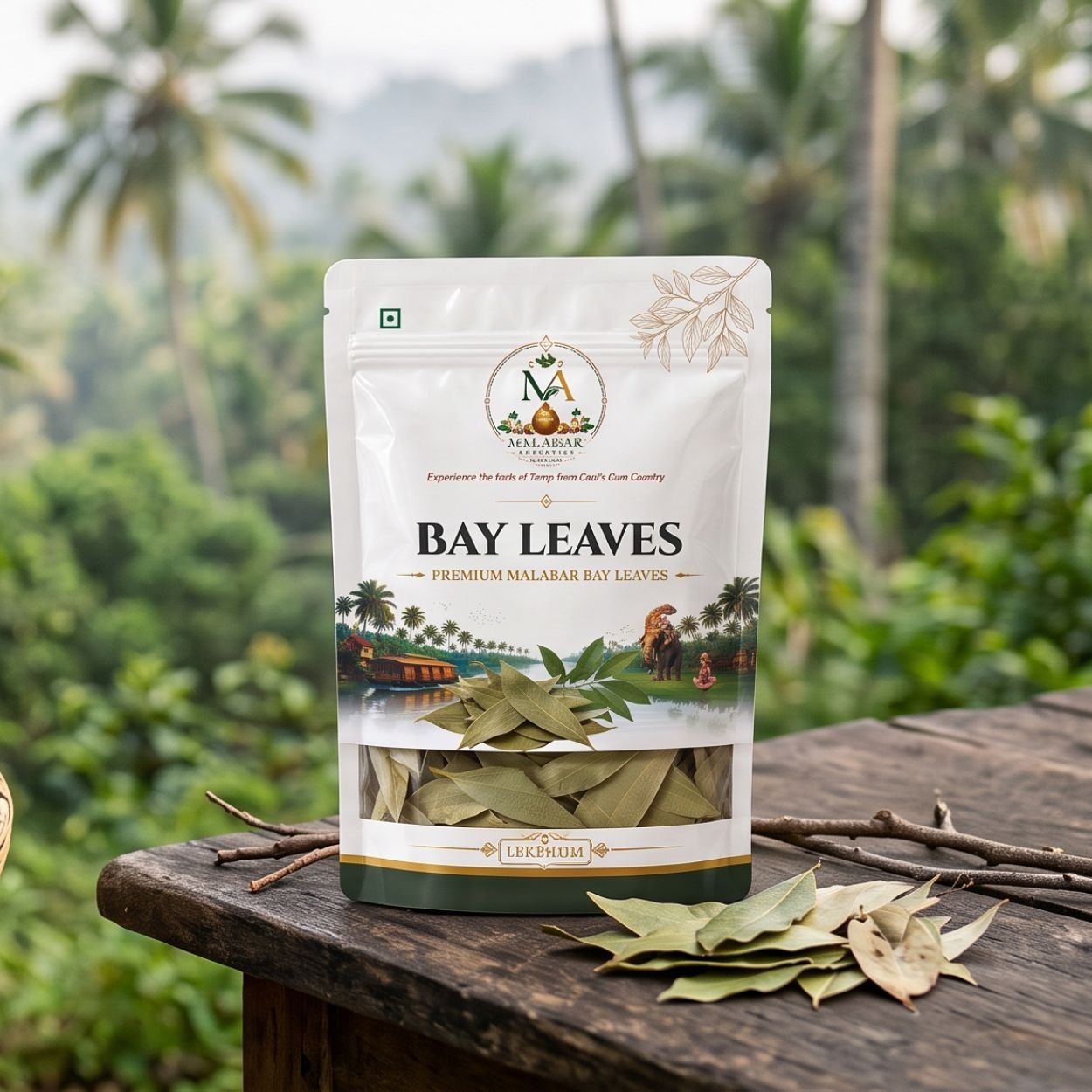 export-quality-bay-leaves-tej-patta-aroma-lock-barrier-pouch-packing-authentic-spice-jar-plantation-bench-presentat