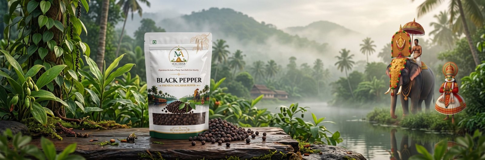 malabar-aromatics-premium-black-pepper-kali-mirch-pouch-kathakali-traditional-kerala-backwaters-mist